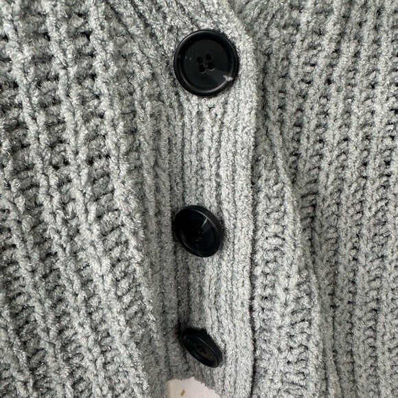 Urban Outfitters Mint Oversize Batwing Dolman Sleeve Knit Crop Cardigan Sweater - Picture 5 of 6